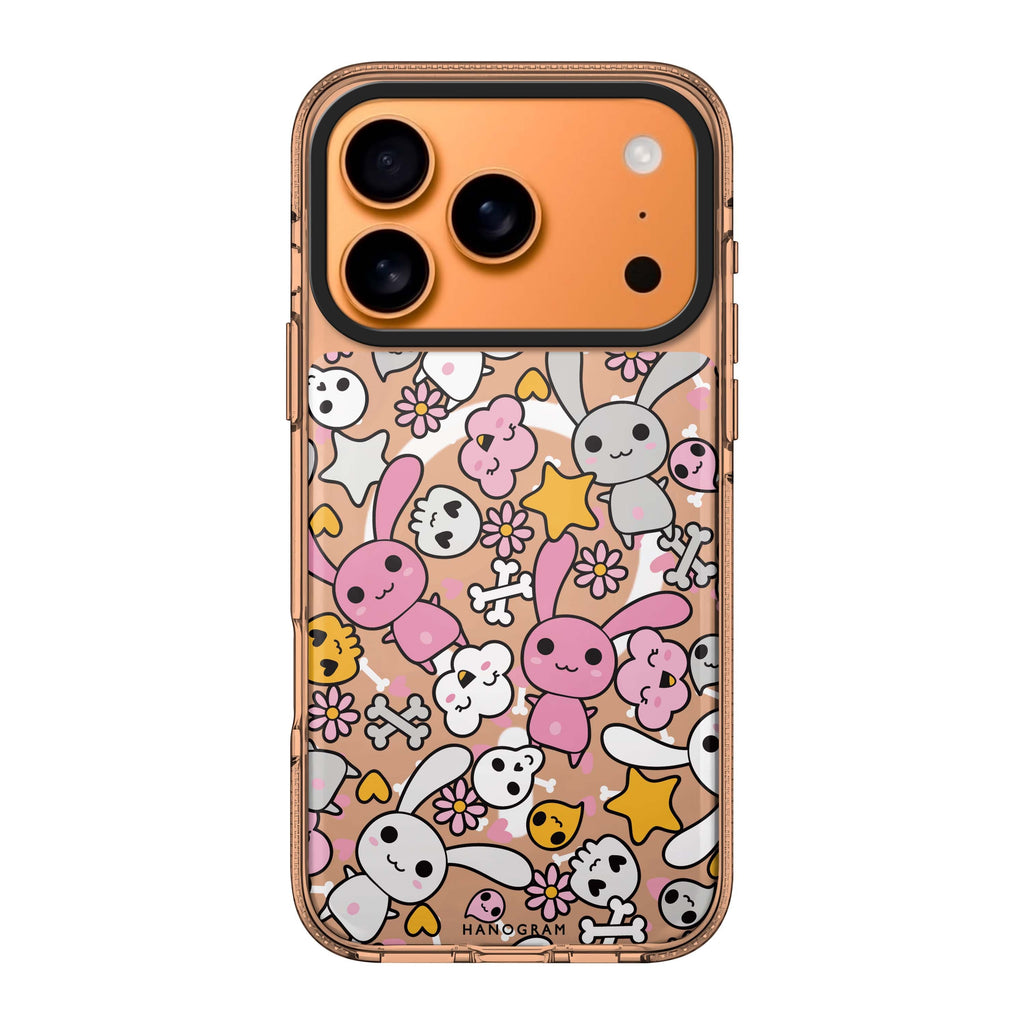 Bunny Doodles bunny animal cute doodle iPhone 17 Pro Max ultra clear case