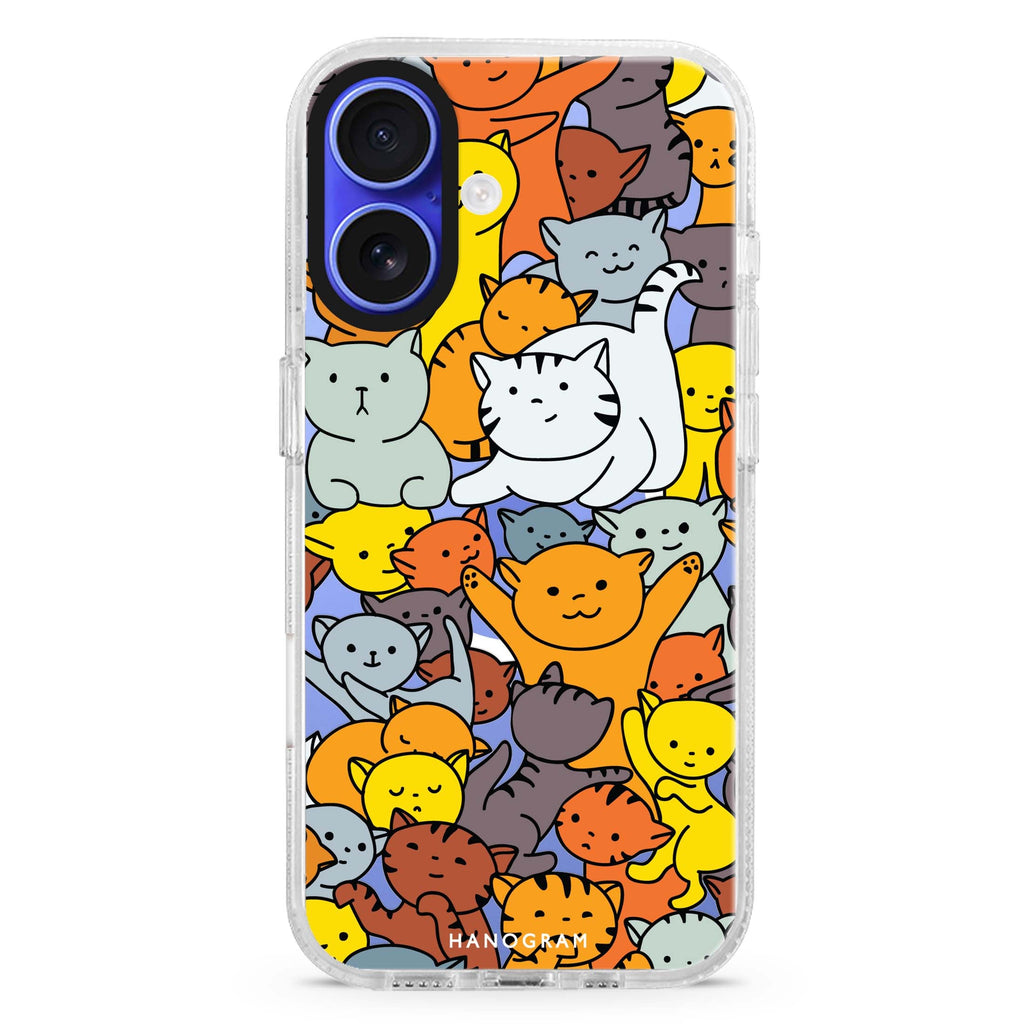 Meow Mates MagSafe Compatible iPhone 16 Ultra Clear Case - Personalized and Stylish Protection