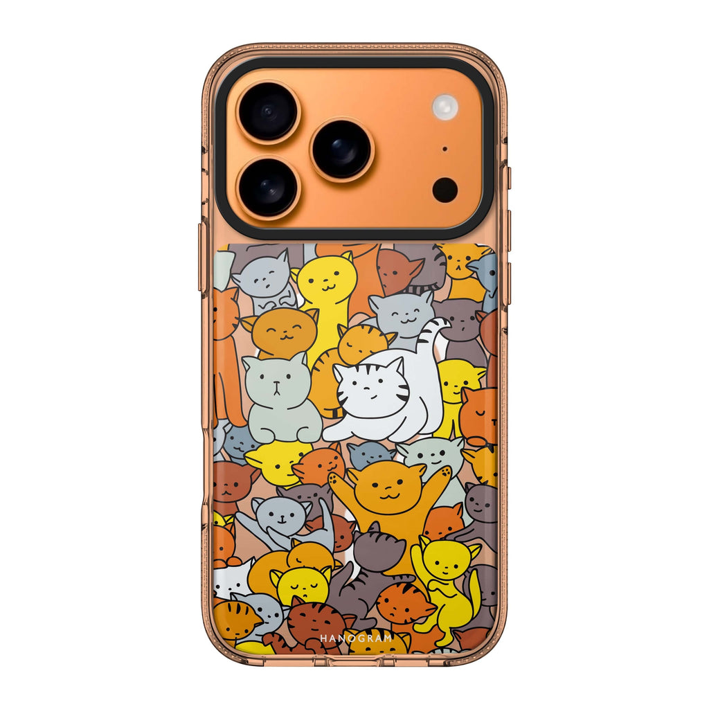 Meow Mates cat animal cute iPhone 17 Pro Max ultra clear case