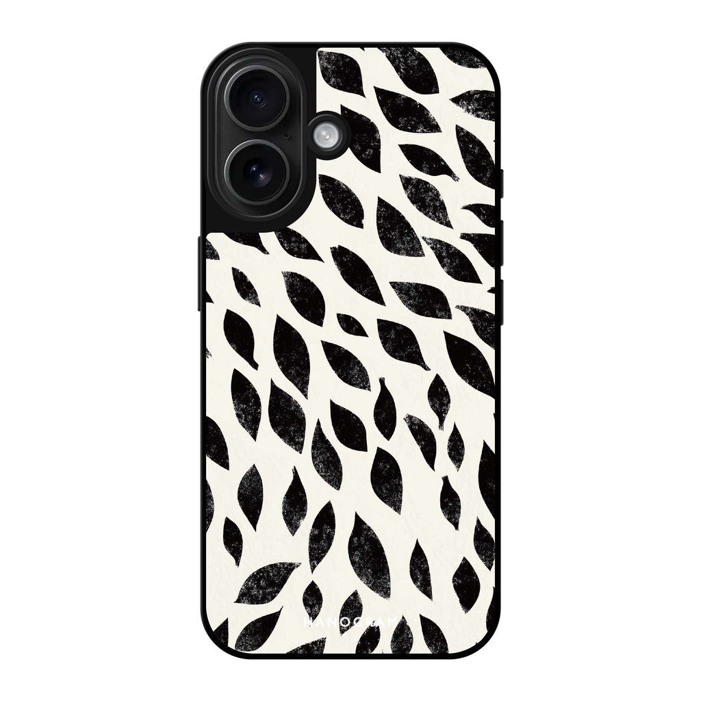 Reflective iPhone 16 Mirror Case –Ocean Weave Design