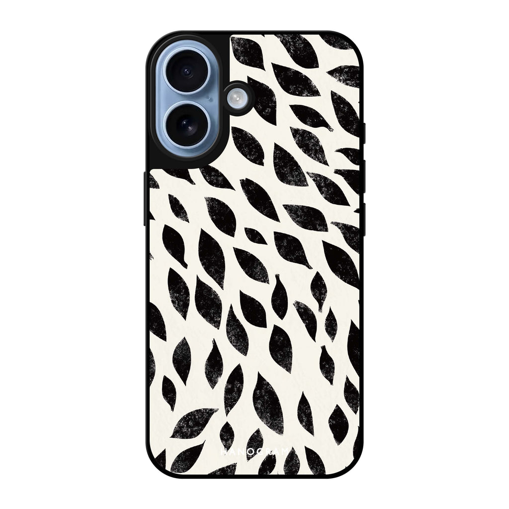 Reflective iPhone 16 Mirror Case –Ocean Weave Design