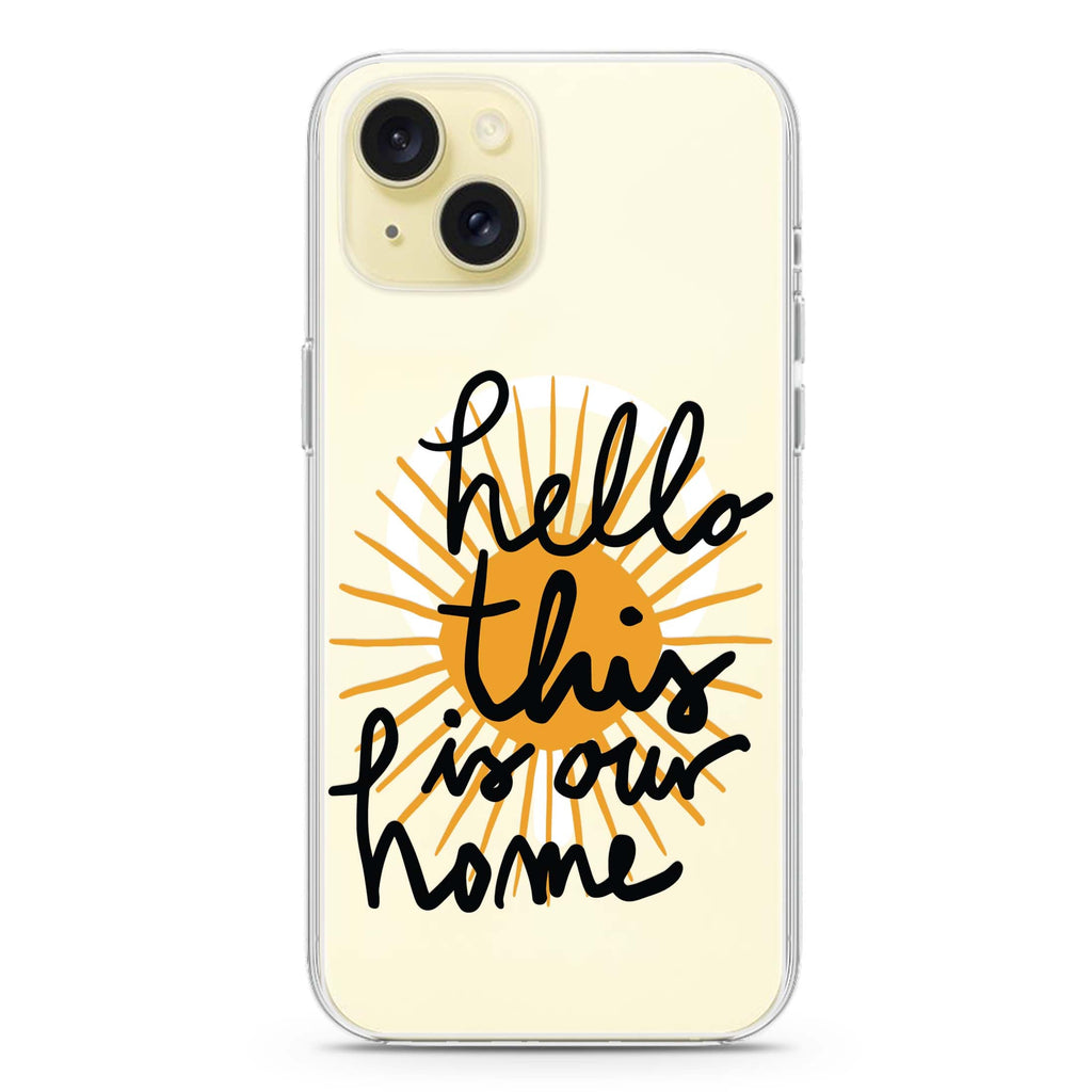 Hello! iPhone 15 Plus MagSafe Compatible Ultra Clear Case