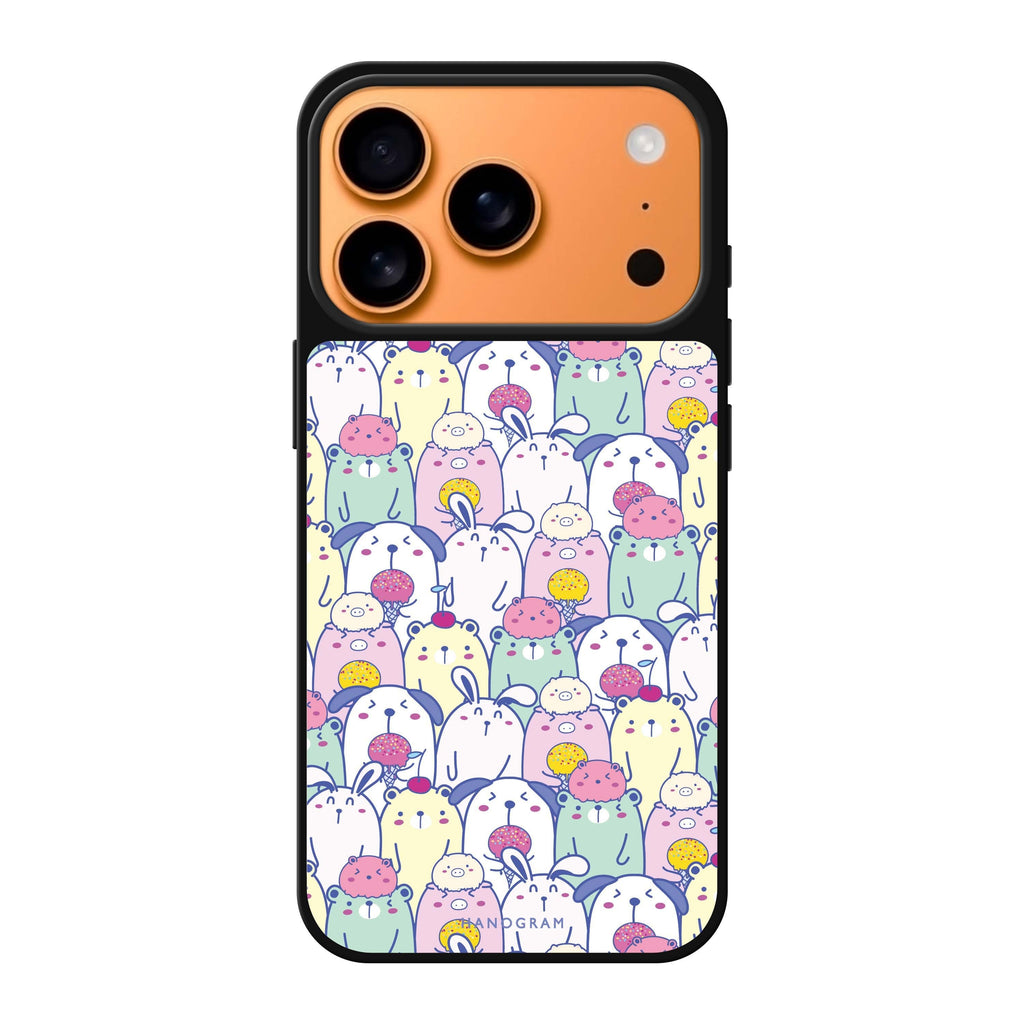 Charm Critters animal iPhone 17 Pro Max mirror case