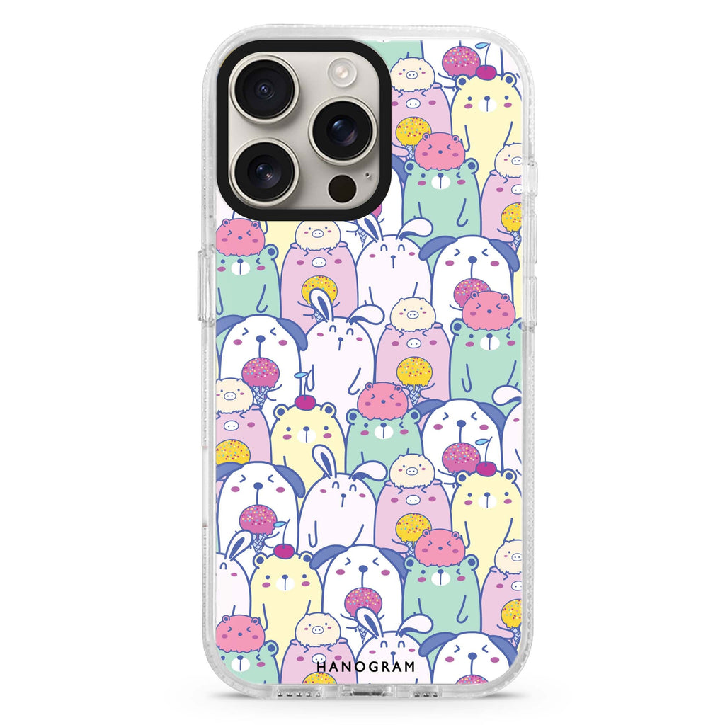 Abstract Doodles MagSafe Compatible iPhone 16 Pro Ultra Clear Case - Personalized and Stylish Protection