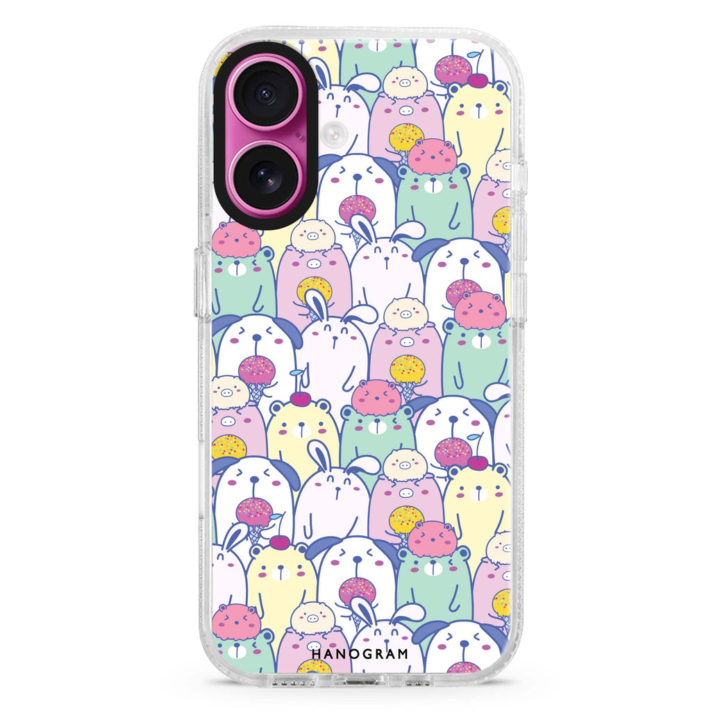 Charm Critters MagSafe Compatible iPhone 16 Ultra Clear Case - Personalized and Stylish Protection