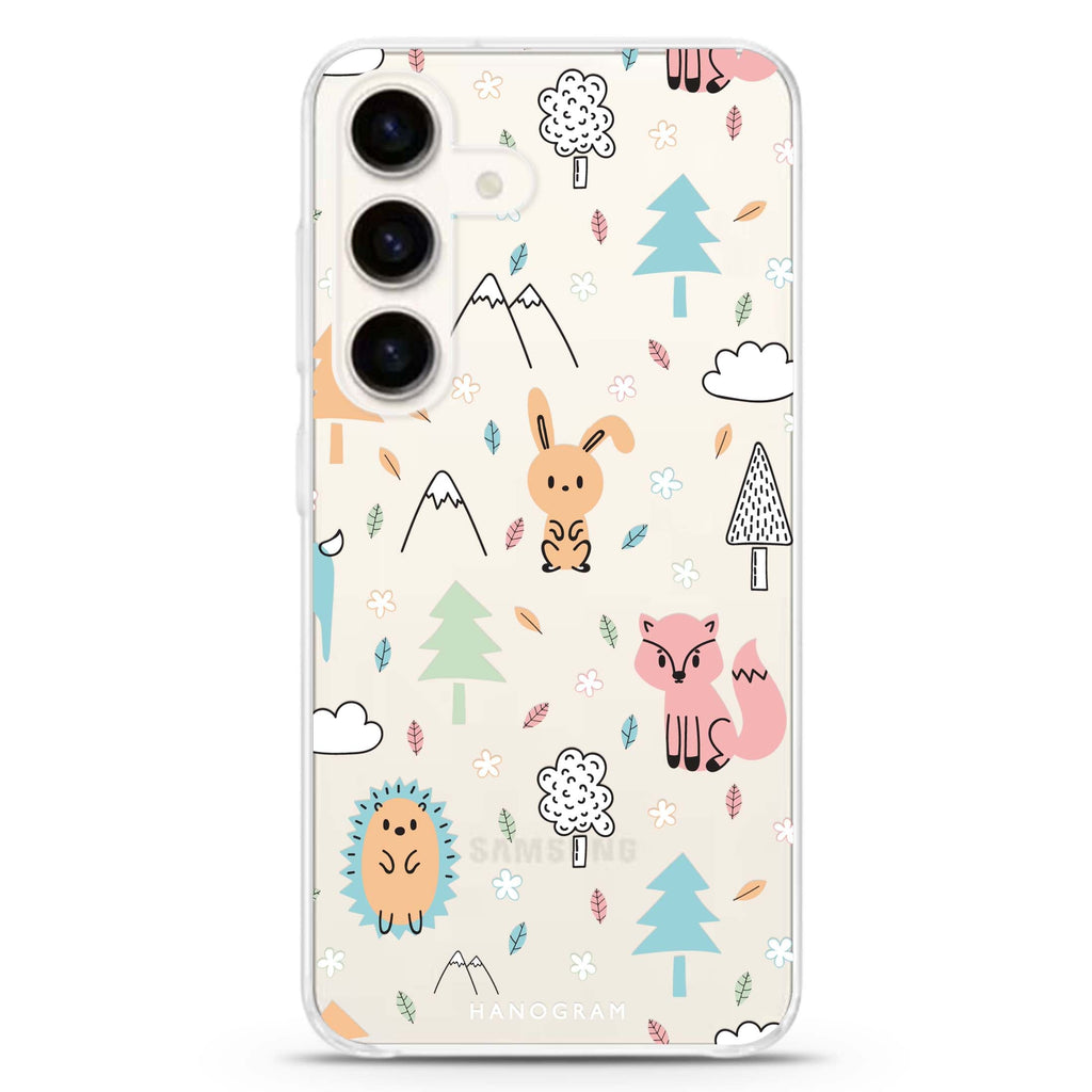 Whimsy Wildlife Samsung Galaxy Ultra Clear Case