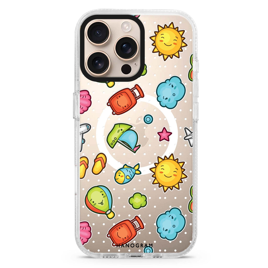Animagic Adorables MagSafe Compatible iPhone 16 Pro Ultra Clear Case - Personalized and Stylish Protection