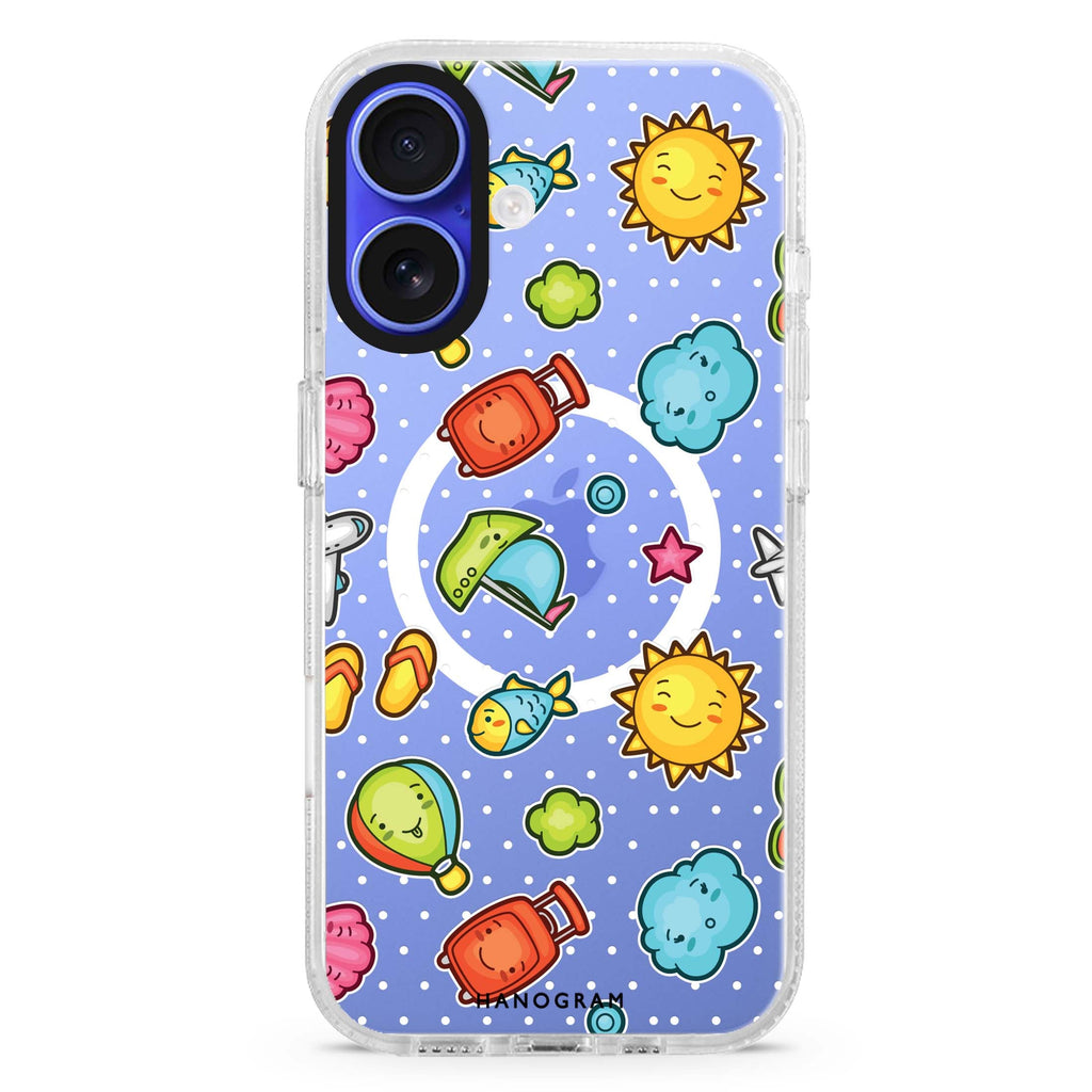 Animagic Adorables MagSafe Compatible iPhone 16 Ultra Clear Case - Personalized and Stylish Protection