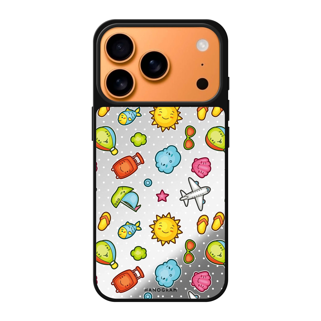 Animagic Adorables cute iPhone 17 Pro Max mirror case