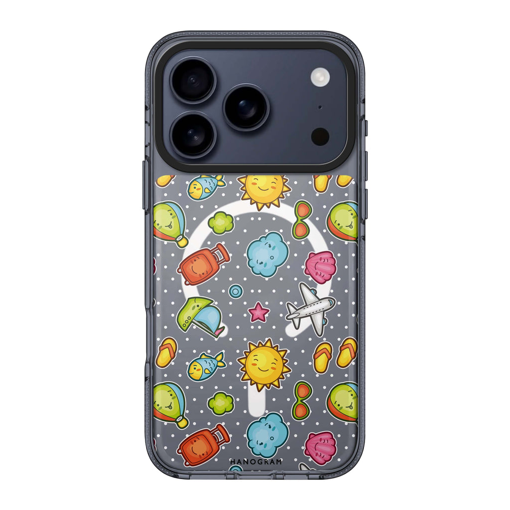 Animagic Adorables graphic cute iPhone 17 Pro Max ultra clear case