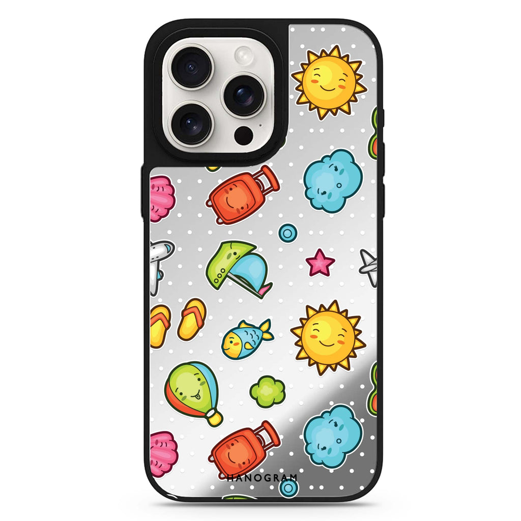 Animagic Adorables MagSafe compatible mirror case for iPhone 16/15/14 Pro Max and Pro, main view