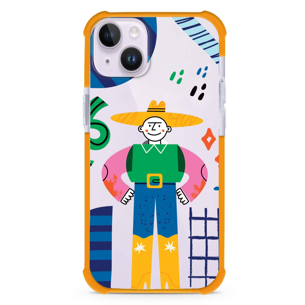 Abstract People iPhone 15 Plus Ultra Shockproof Case