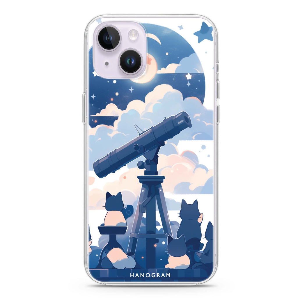 StarGaze Kitty iPhone 13 Ultra Clear Case