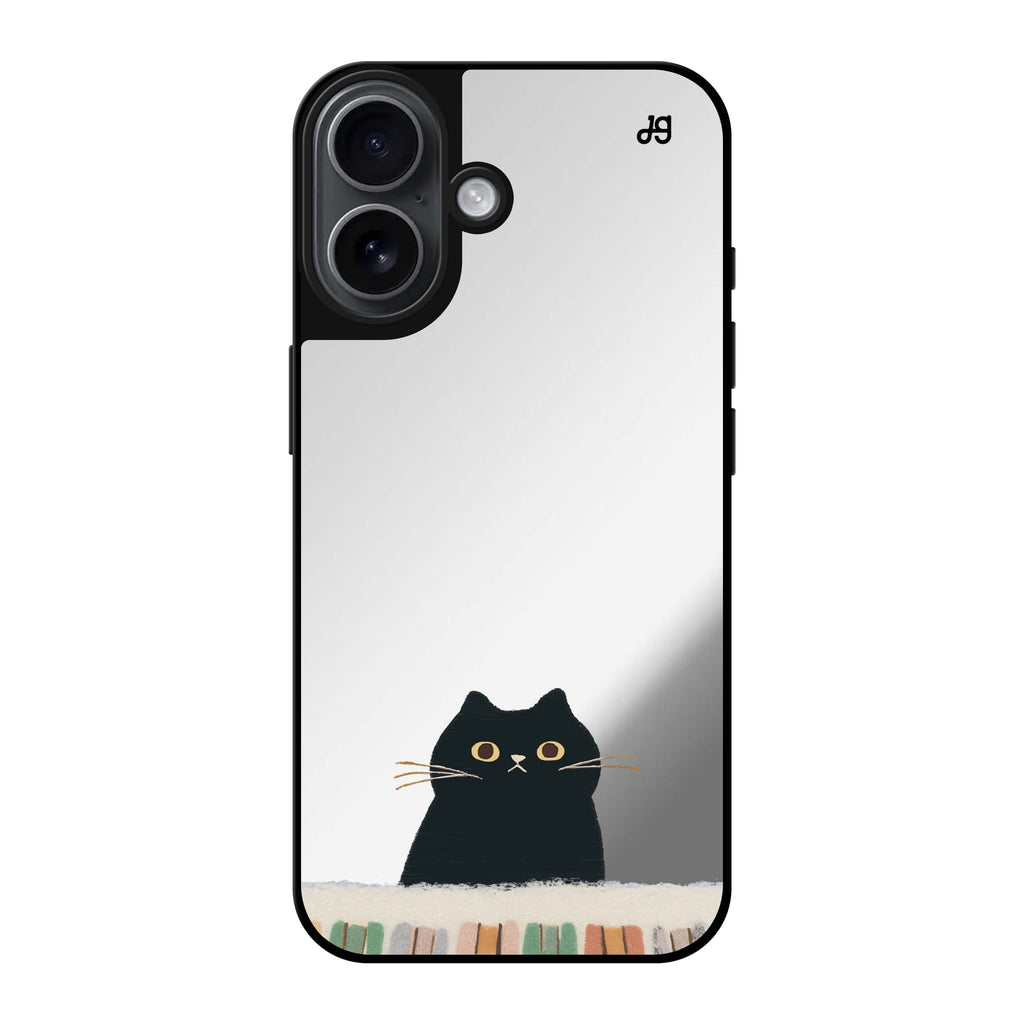 Reflective iPhone 16 Mirror Case –Cat Sonata Design
