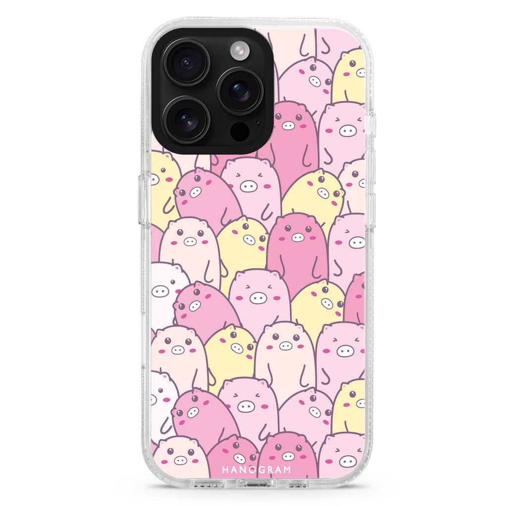 Abstract People Family MagSafe Compatible iPhone 16 Pro Ultra Clear Case - Personalized and Stylish Protection
