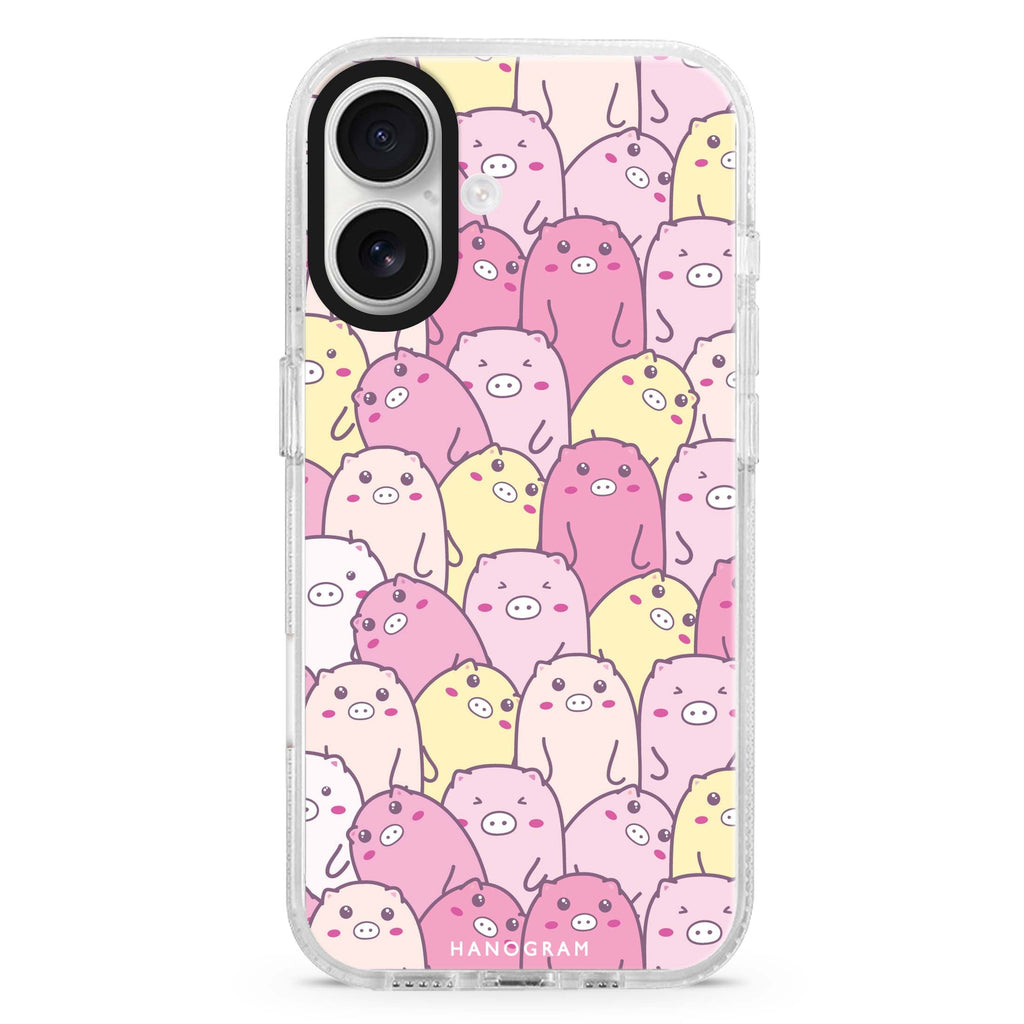 Piggy Pals MagSafe Compatible iPhone 16 Ultra Clear Case - Personalized and Stylish Protection