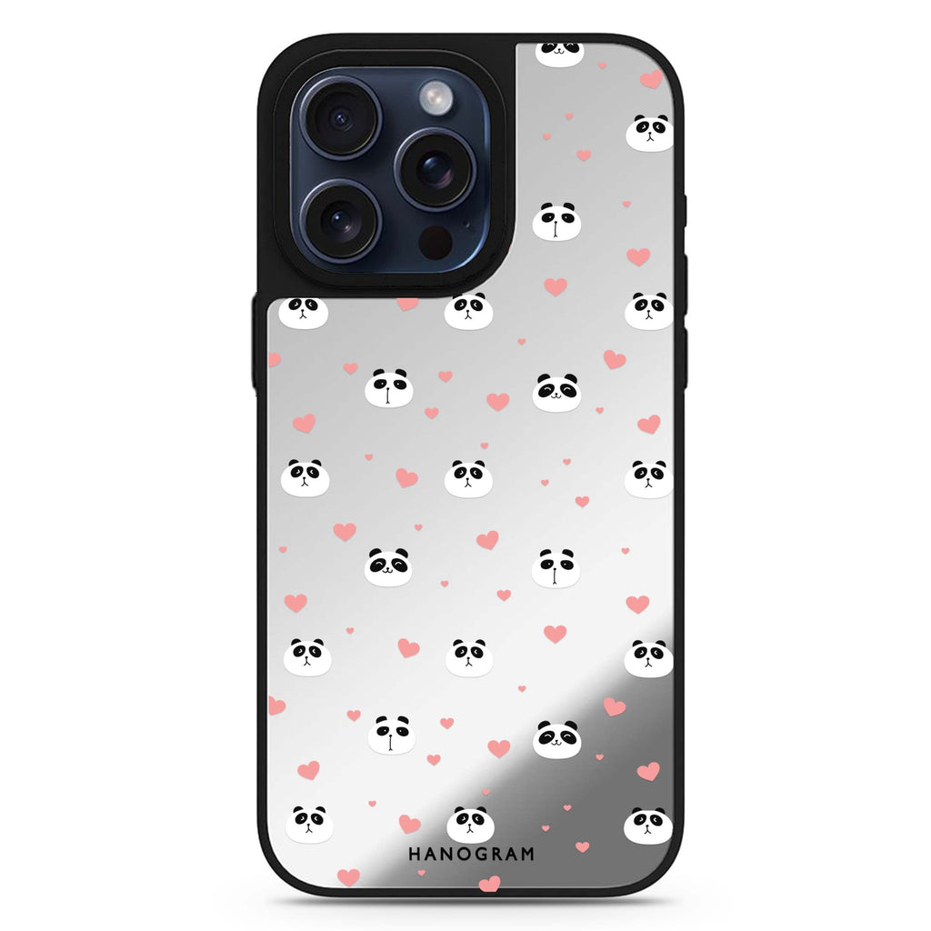 Panda Playtime MagSafe compatible mirror case for iPhone 16/15/14 Pro Max and Pro, main view