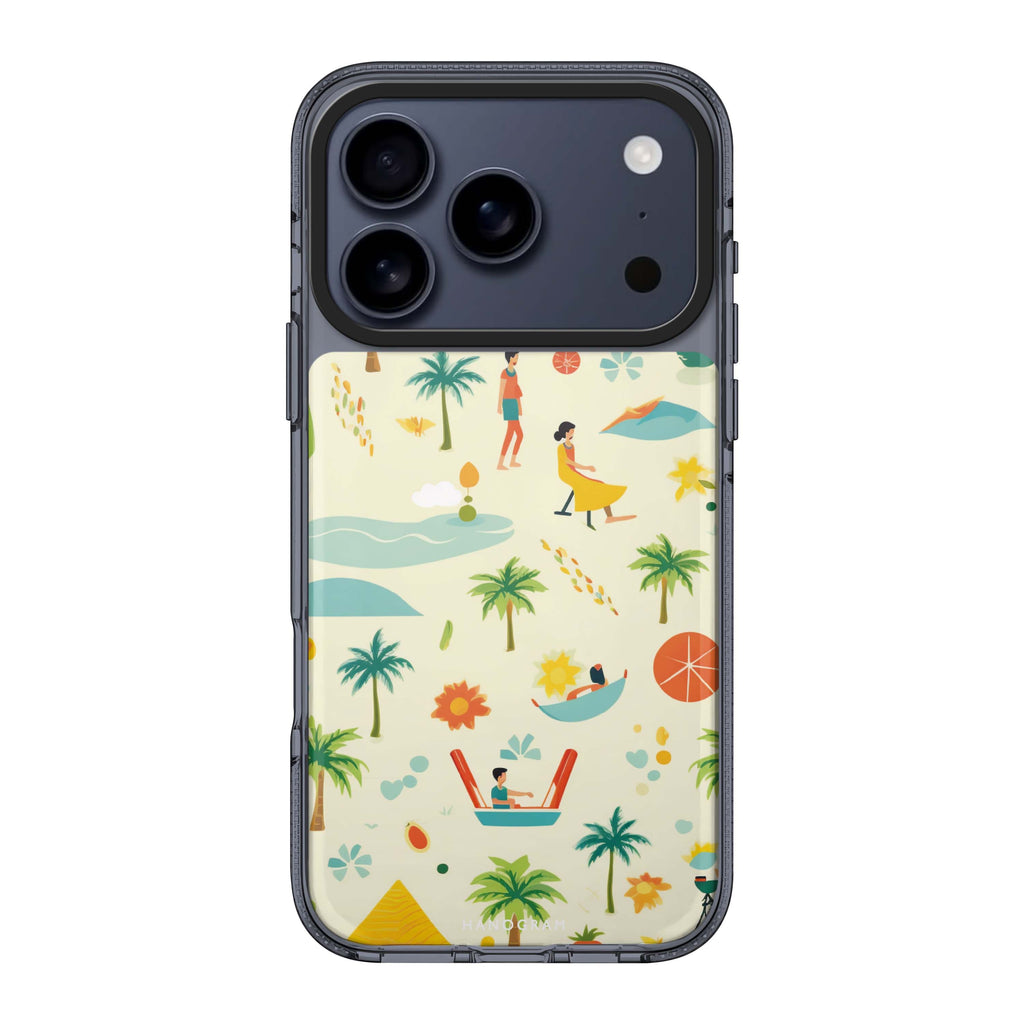 Joyful Play graphic playful iPhone 17 Pro Max ultra clear case