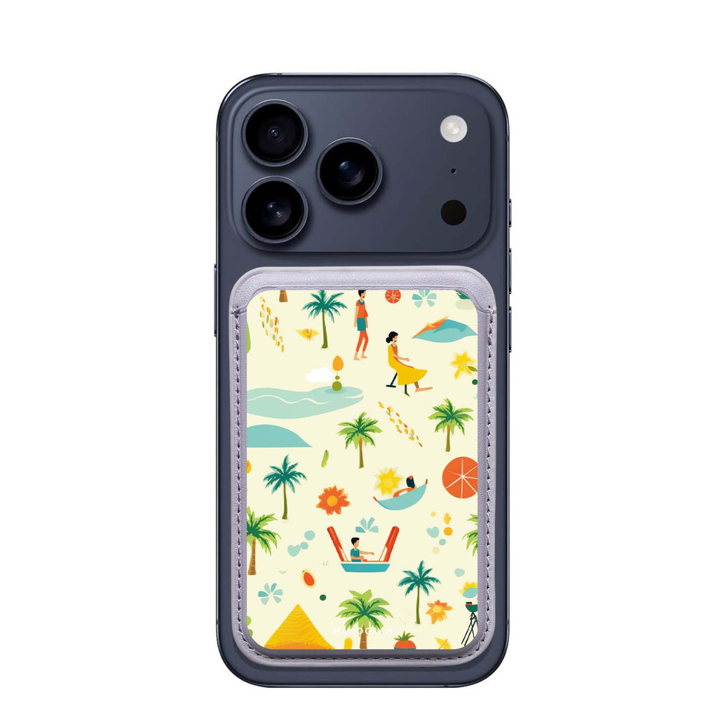 Joyful Play MagSafe wallet for iPhone, slim magnetic card holder, main view
