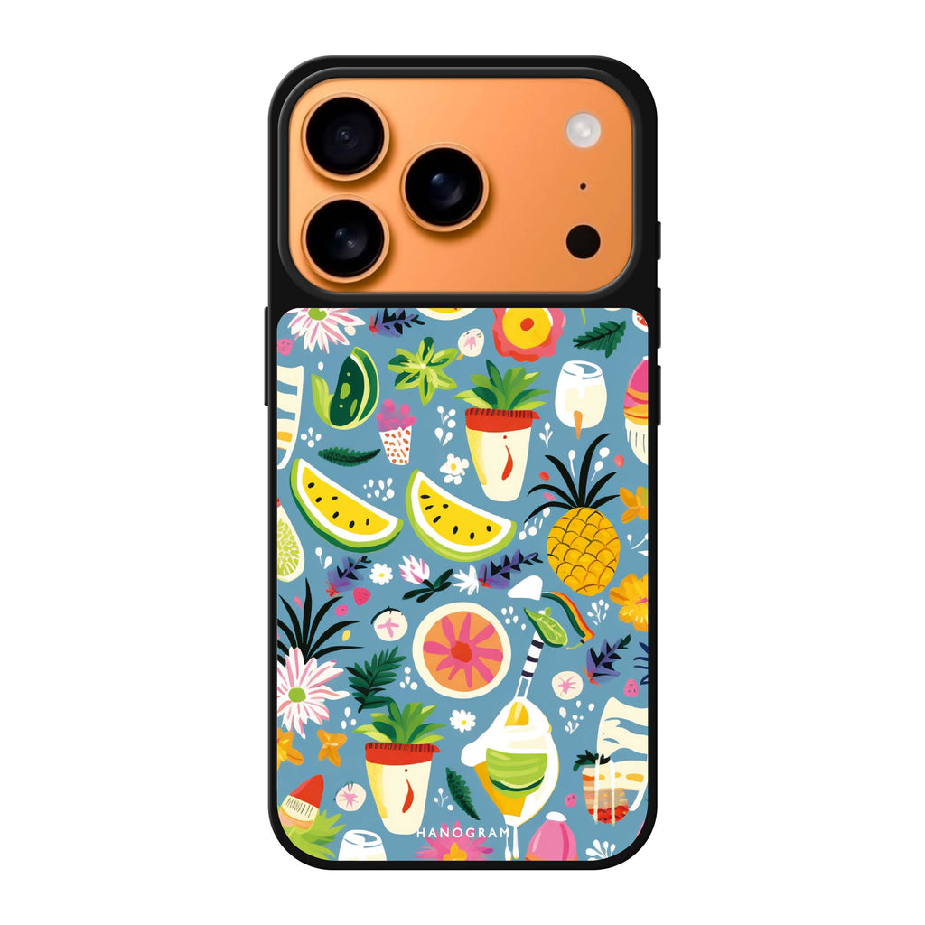 Tropical Treats summer playful iPhone 17 Pro Max mirror case