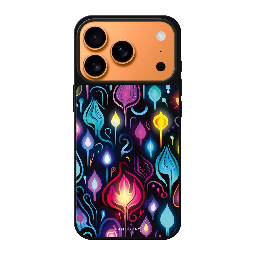 Luminous Nights sparkle iPhone 17 Pro Max mirror case