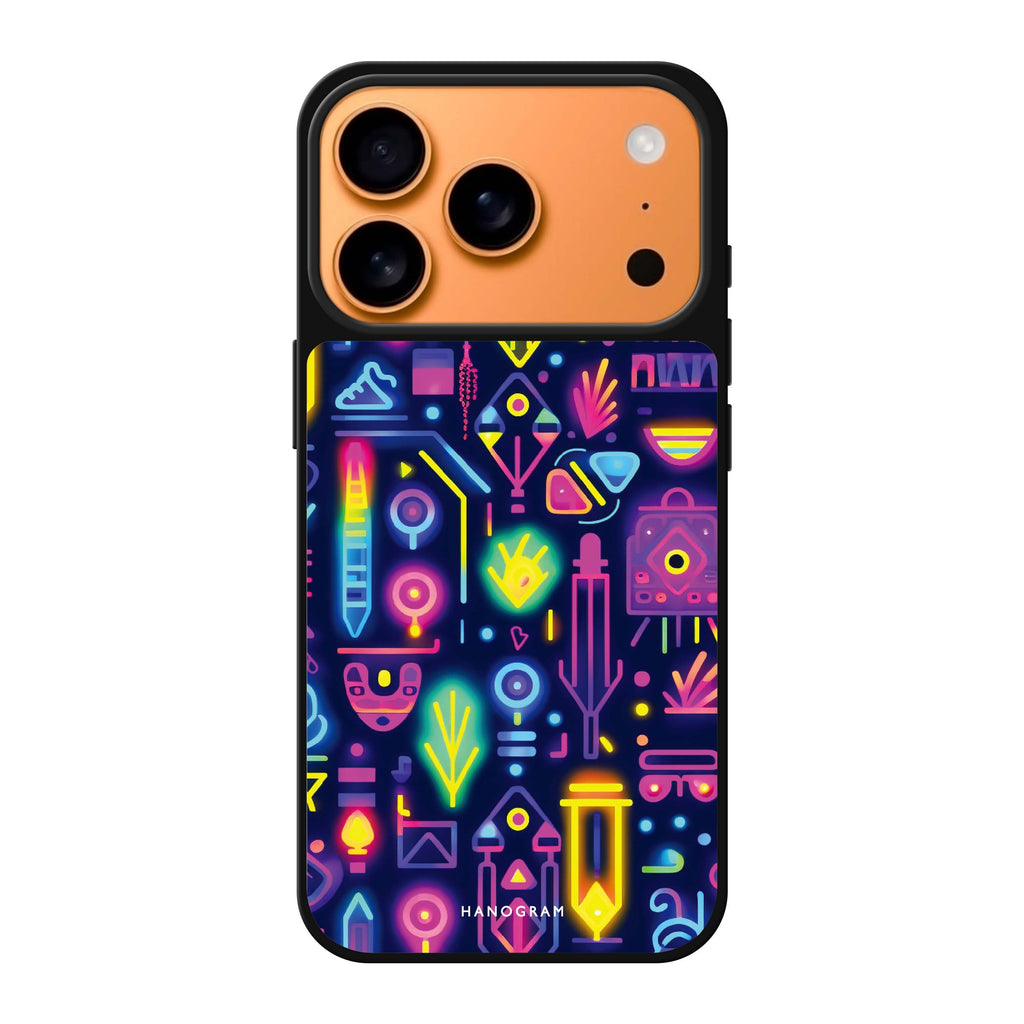 Neon Sparkle sparkle iPhone 17 Pro Max mirror case