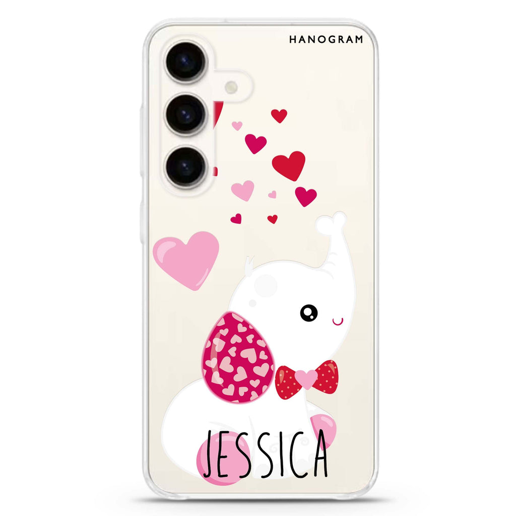 Lovely Elephant Samsung Galaxy Ultra Clear Case