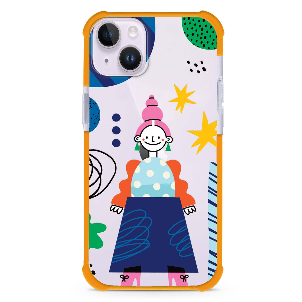 Abstract People iPhone 15 Plus Ultra Shockproof Case