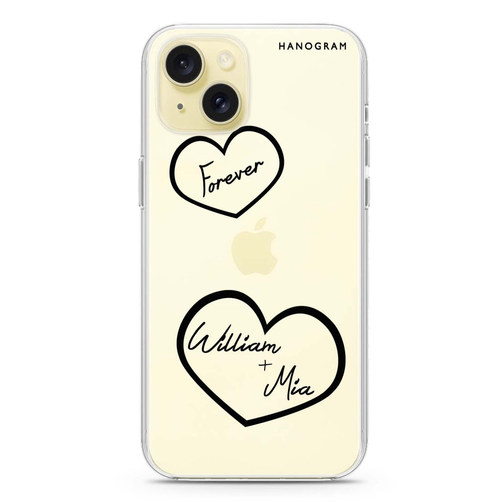 Sweet Heart II iPhone 15 plus Ultra Clear Case