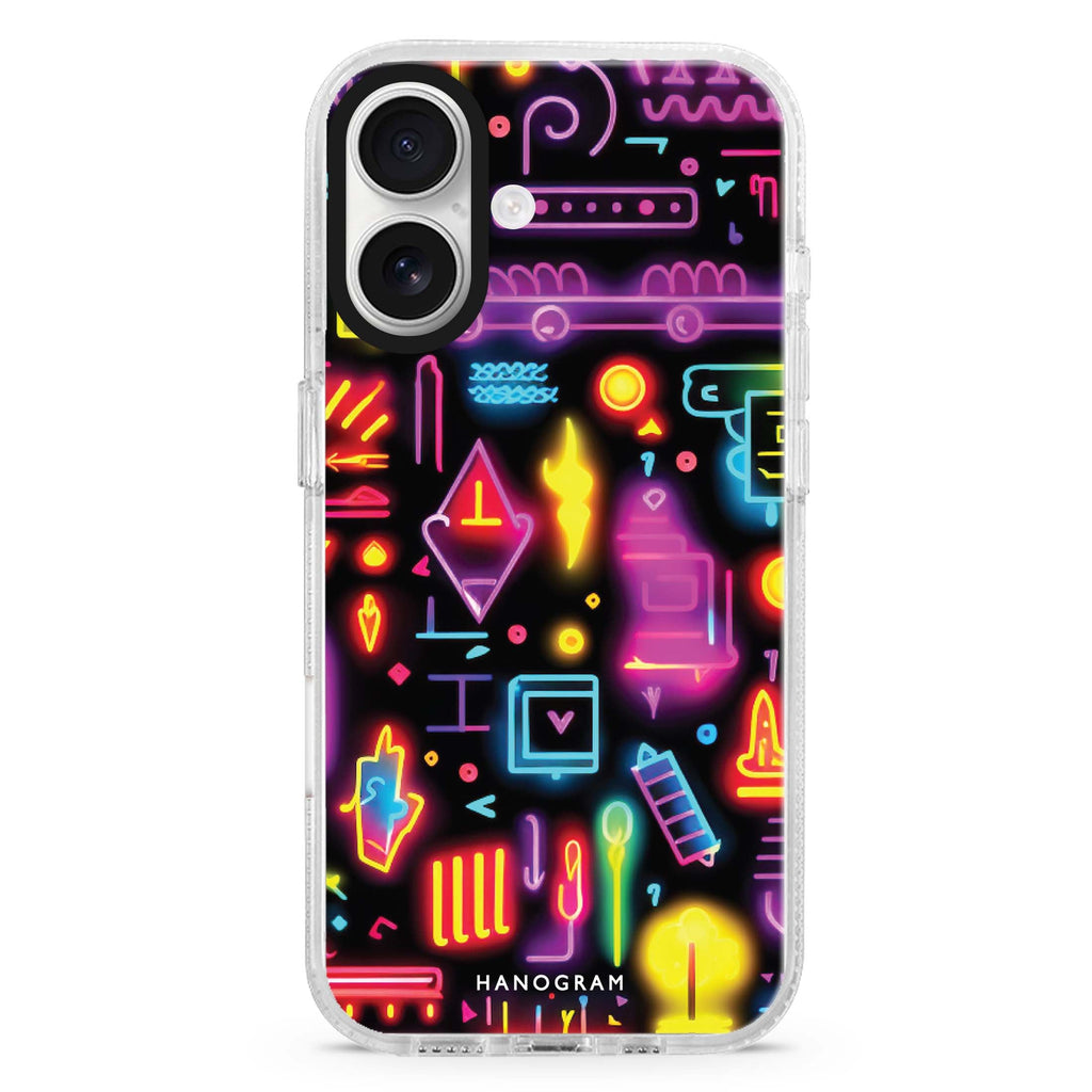Neon Dreams MagSafe Compatible iPhone 16 Ultra Clear Case - Personalized and Stylish Protection
