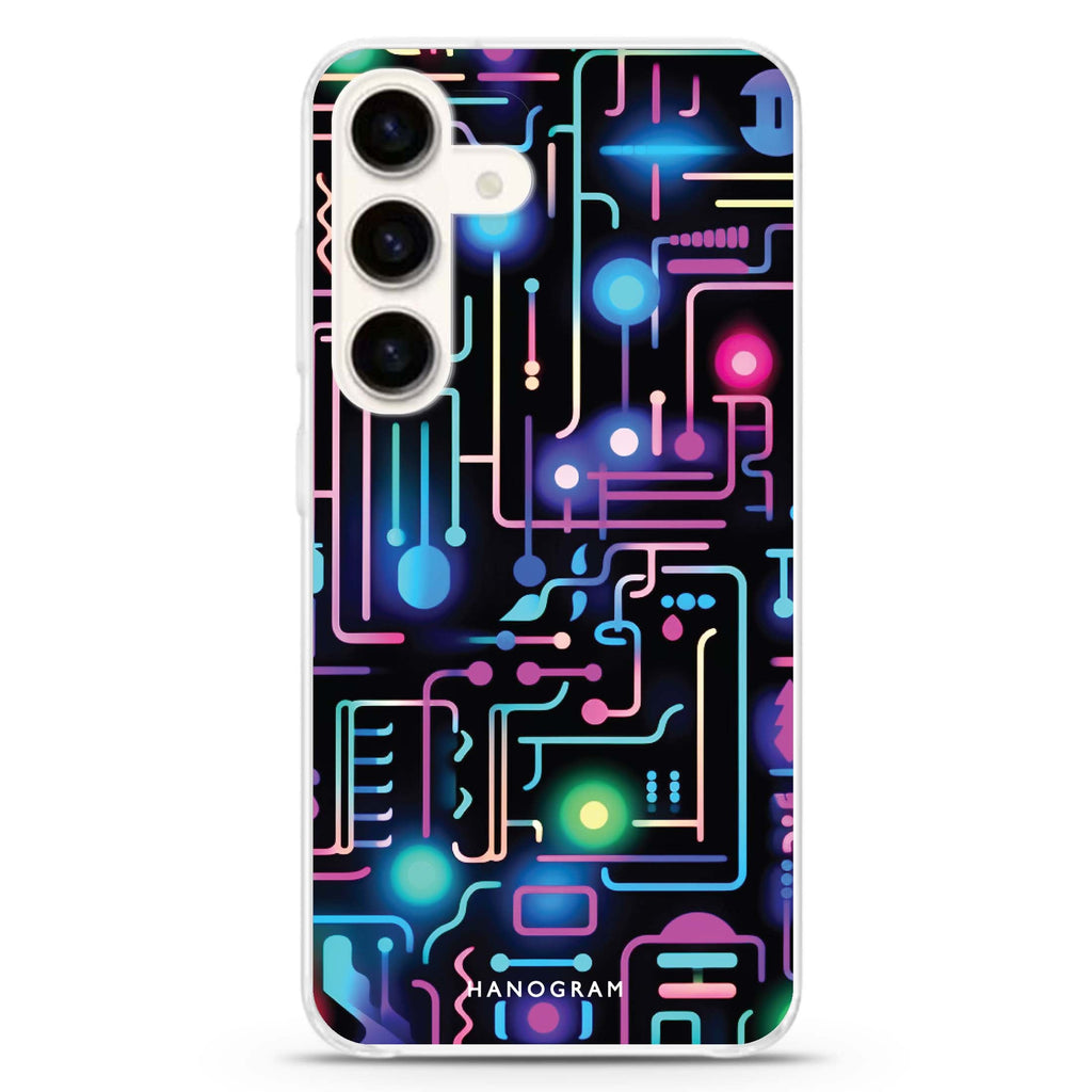 Glow Spectrum Samsung Galaxy Ultra Clear Case