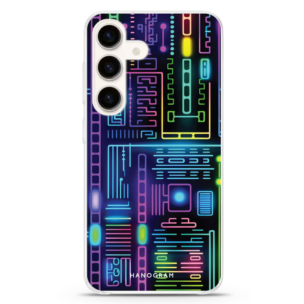 Neon Nova Samsung Galaxy Ultra Clear Case