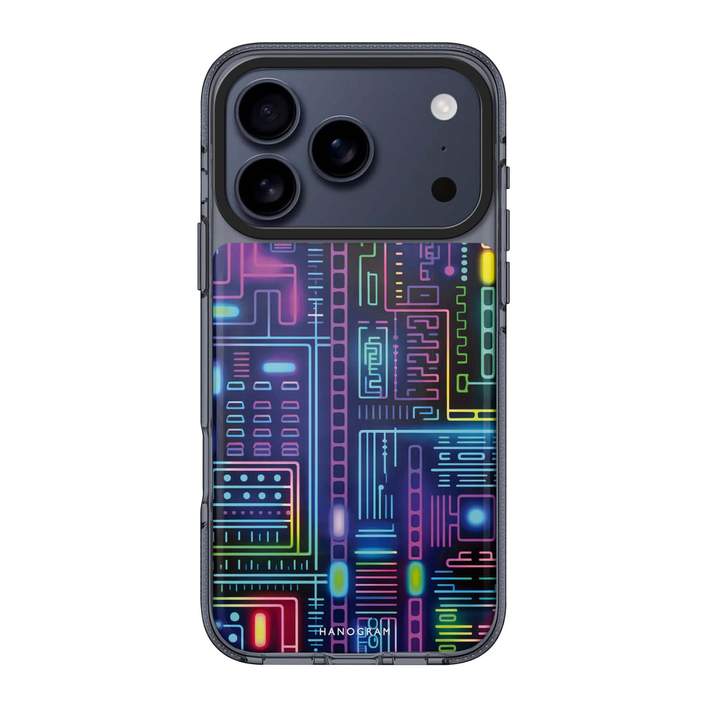 Neon Nova celestial sparkle bright iPhone 17 Pro Max ultra clear case