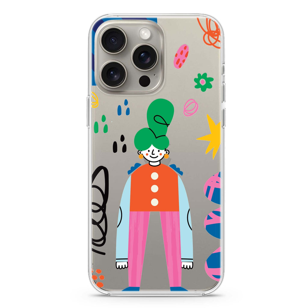 Abstract People iPhone Ultra Clear Case
