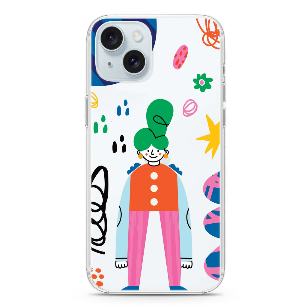 Abstract People iPhone Ultra Clear Case