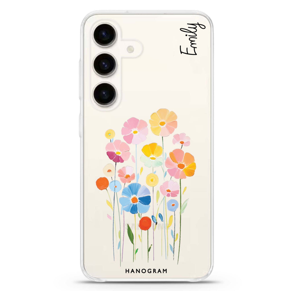 Floral Elegance Samsung Galaxy Ultra Clear Case