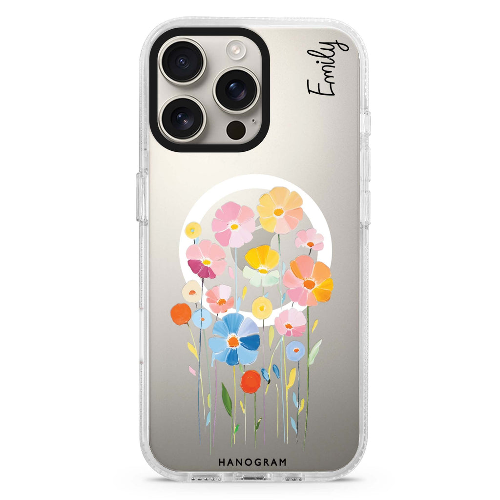 Artistic Girls MagSafe Compatible iPhone 16 Pro Ultra Clear Case - Personalized and Stylish Protection
