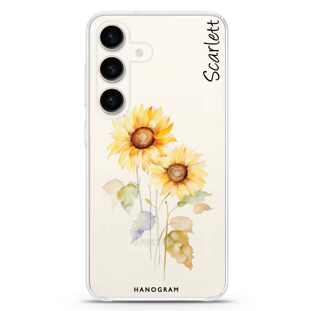 Sunny Blooms Samsung Galaxy Ultra Clear Case