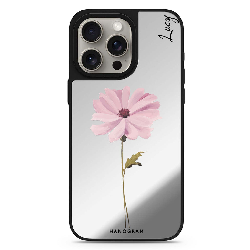 Garden Serenity personalized name MagSafe mirror case for iPhone 16/15/14 Pro Max and Pro, main view