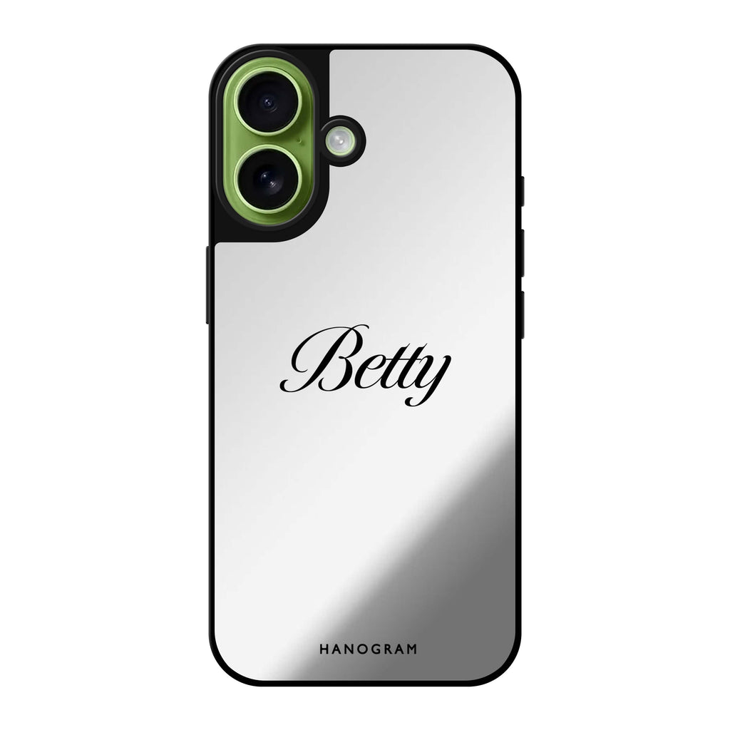 Reflective iPhone 16 Mirror Case –Simply Yours Design