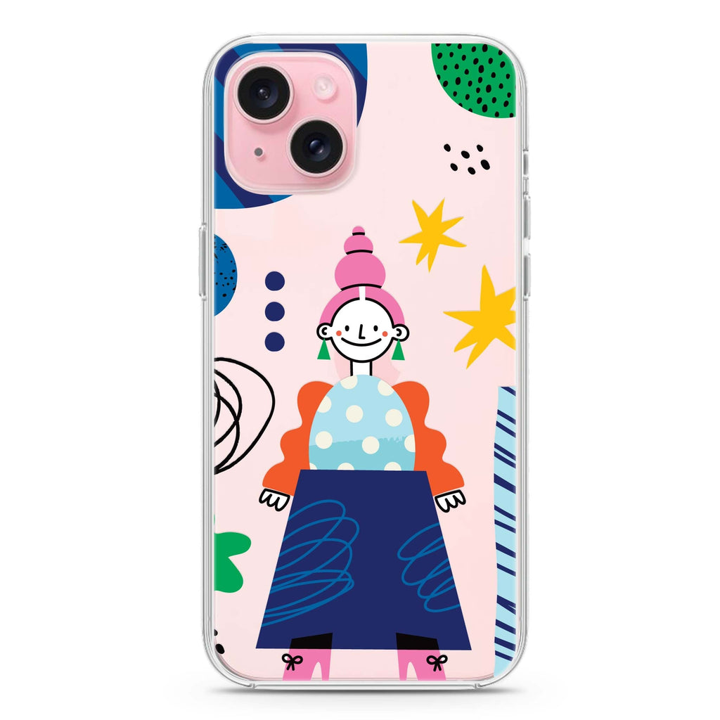 Abstract People iPhone Ultra Clear Case