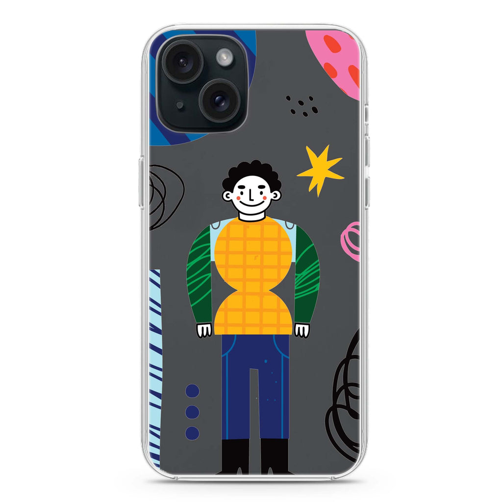 Abstract People iPhone Ultra Clear Case