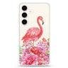 Flamingo & Flower Samsung Galaxy Ultra Clear Case