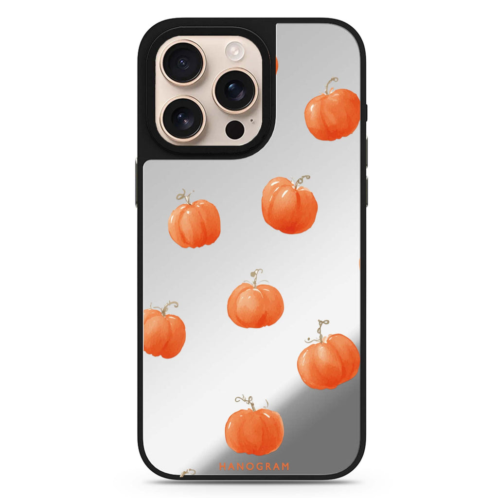 Pumpkin Patch Play sleek reflective design iPhone 16/15/14 Pro Max & Pro mirror case