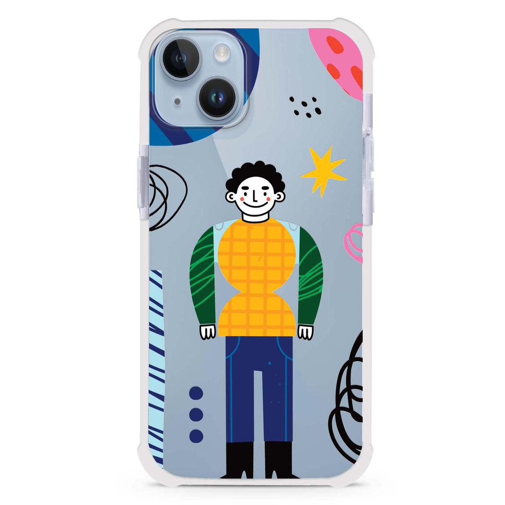 Abstract People iPhone 15 Plus Ultra Shockproof Case