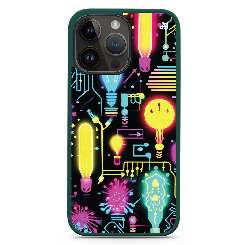 Neon Cascade Impact Guard Bumper Case