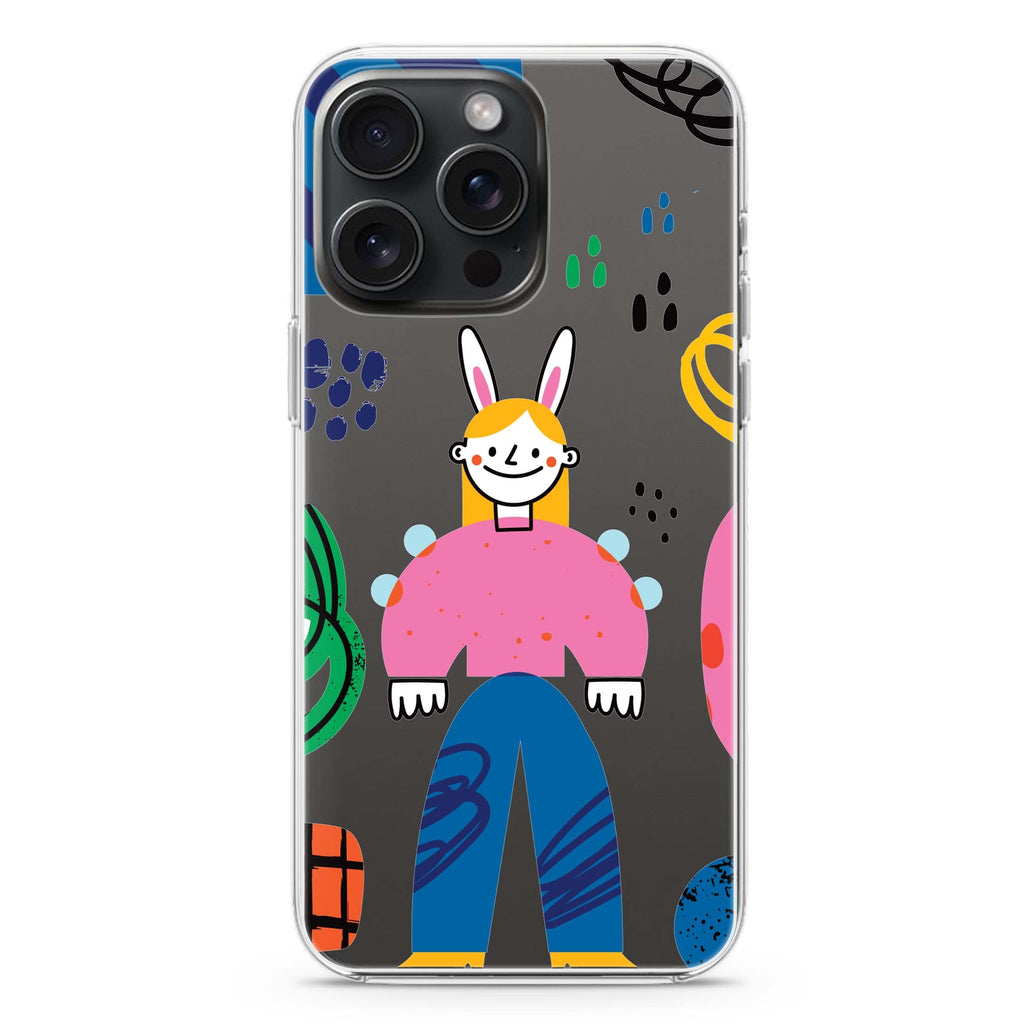 Abstract People iPhone Ultra Clear Case