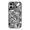 Reflective iPhone 16 Mirror Case –Love Lines Design