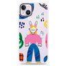 Abstract People iPhone 15 Impact Guard Bumper Case