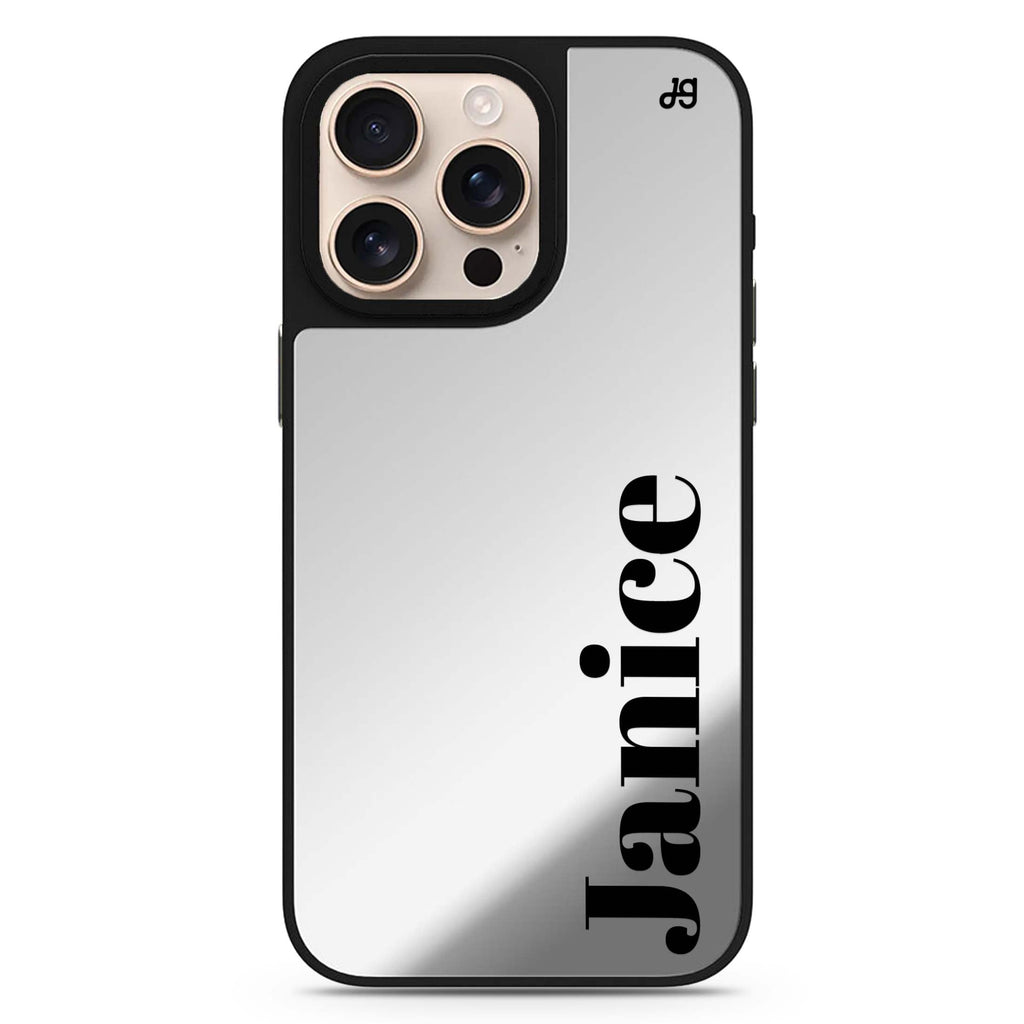 Calliglow personalized name MagSafe mirror case for iPhone 16/15/14 Pro Max and Pro, main view